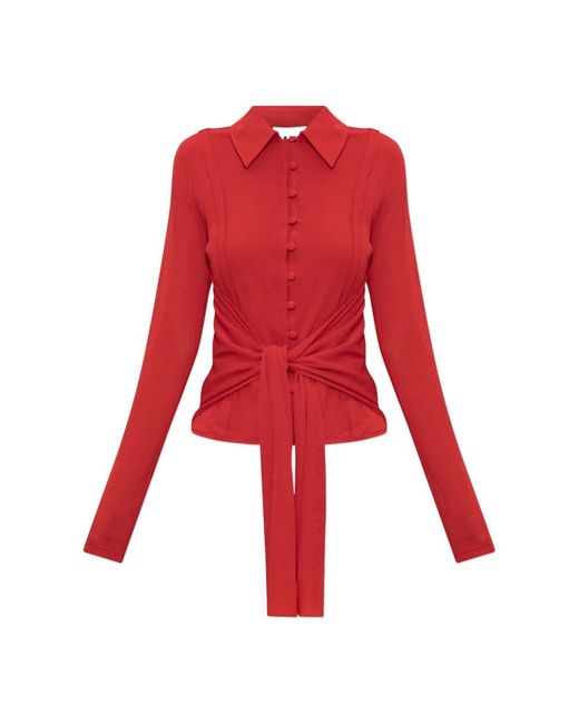 Cardigans Ganni en coloris Red