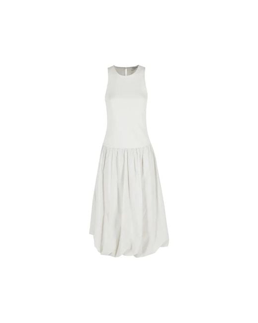 LA PISCINE White Maxi Dresses