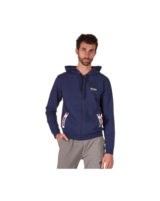 Zip-Throughs Moschino pour homme en coloris Blue