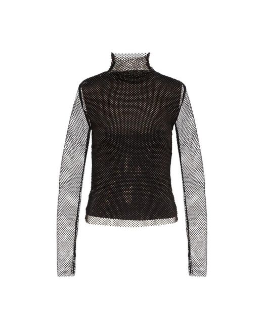 Sportmax Black Long Sleeve T-Shirts