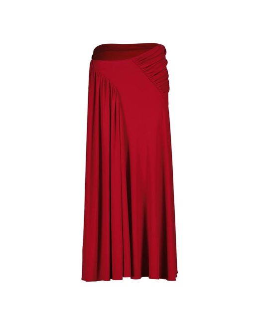 Rabanne Red Maxi Skirts