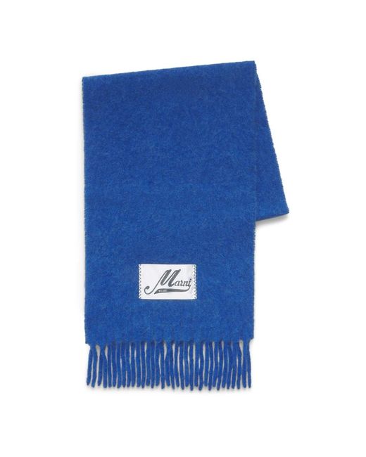 Winter Scarves Marni de hombre de color Blue