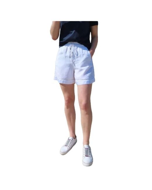 Mason's Blue Short Shorts