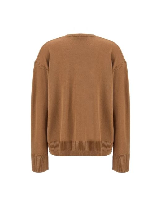 Stella McCartney Brown Round-Neck Knitwear