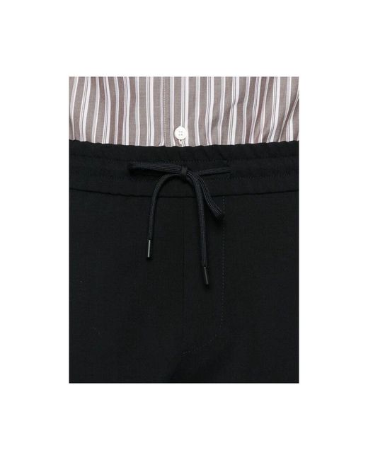 Dondup Dunkelblaue Elastische Kordelzug-Hose in Black für Herren