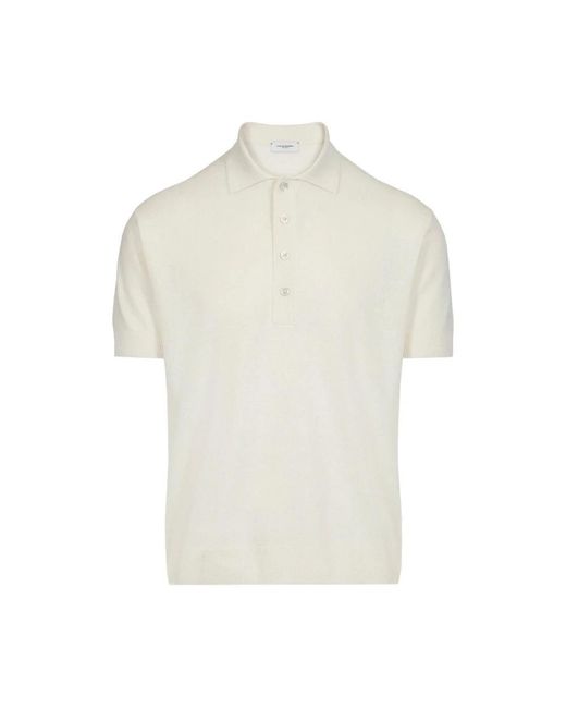 Paolo Pecora White Round-Neck Knitwear for men