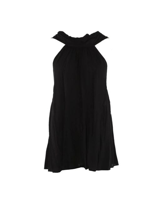 Pinko Black Sleeveless Tops