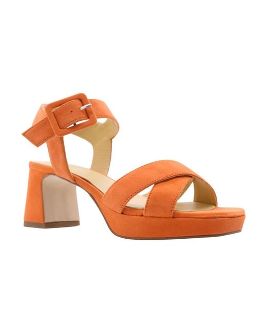CTWLK Orange High Heel Sandals