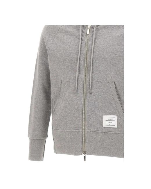 Sweatshirts & hoodies > zip-throughs Thom Browne pour homme en coloris Gray