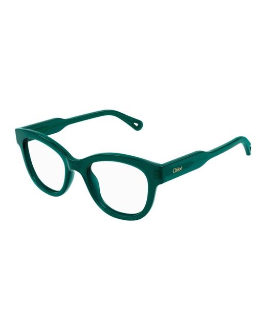 Glasses Chloé de color Green