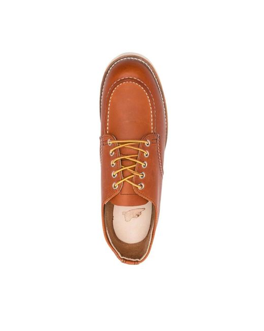 Red Wing Cognac-braune lederschuhe wing shoes in Brown für Herren