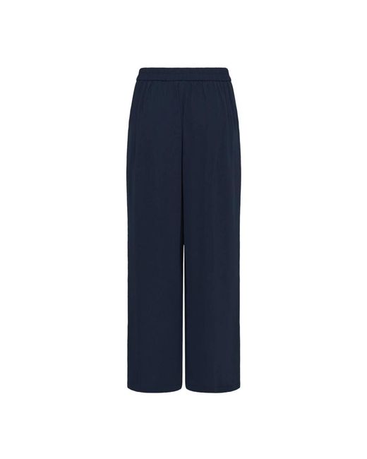 Wide Trousers Kaffe de color Blue