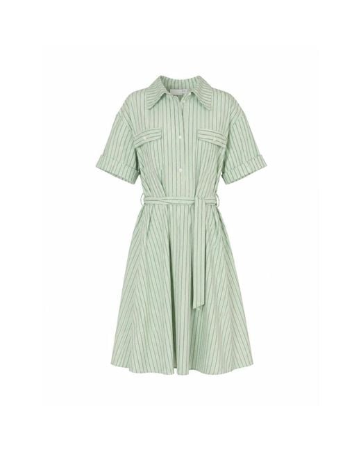 Brand Unique Green Shirt Dresses