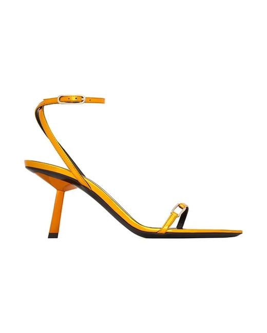 Saint Laurent Metallic High Heel Sandals