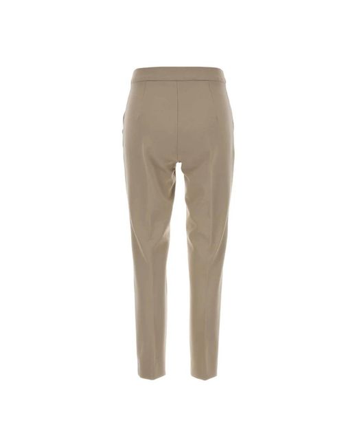 Max Mara Natural Slim-Fit Trousers
