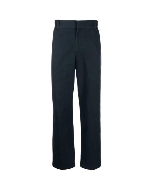 Vince Blue Straight Trousers for men