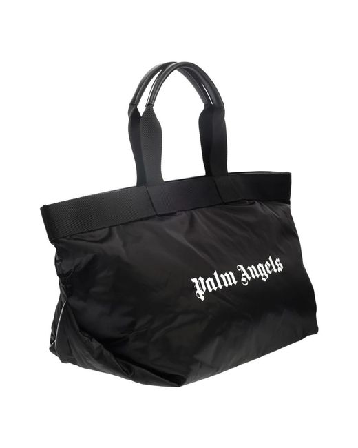 Palm Angels Black Tote Bags for men