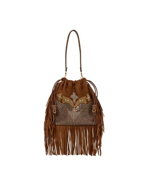Etro Brown Bucket Bags