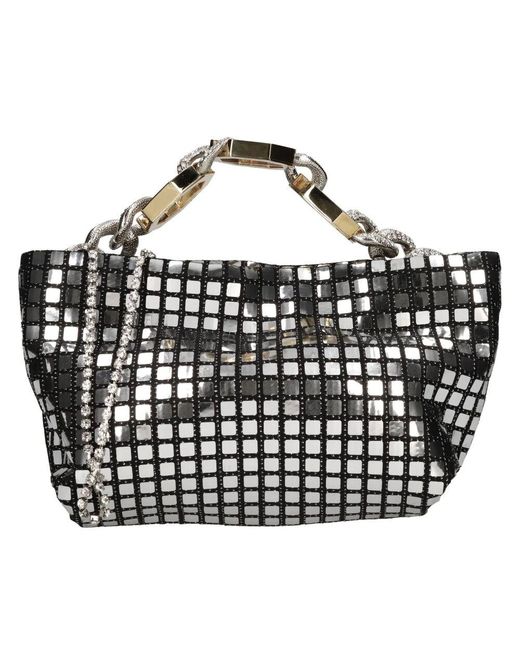Gedebe Black Taschen. Silber