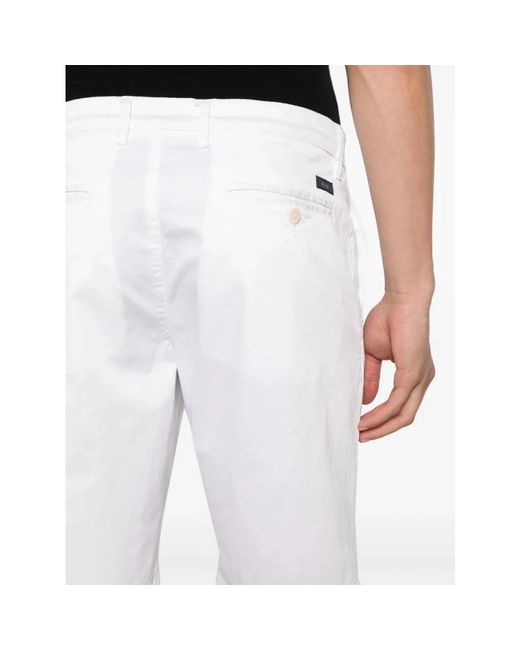 Fay White Casual Shorts for men