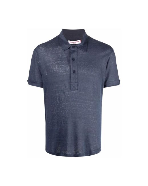 Orlebar Brown Blue Polo Shirts for men