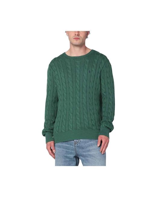 Polo Ralph Lauren Green Round-Neck Knitwear for men