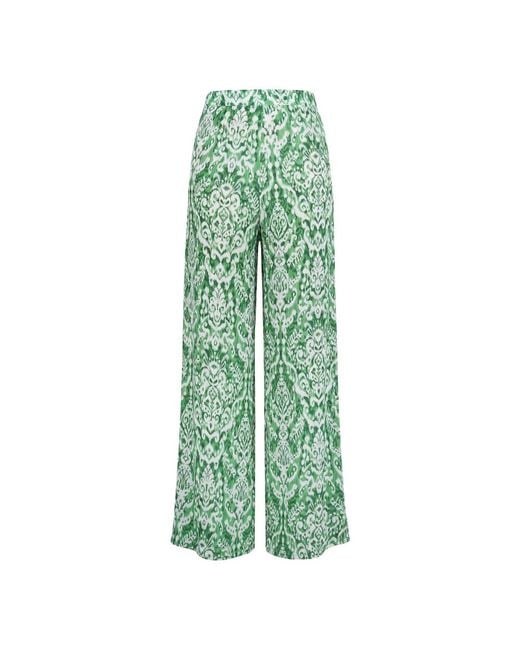 Maliparmi Green Wide Trousers