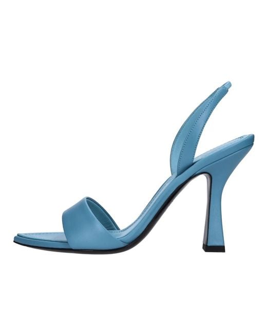 3Juin Blue High Heel Sandals