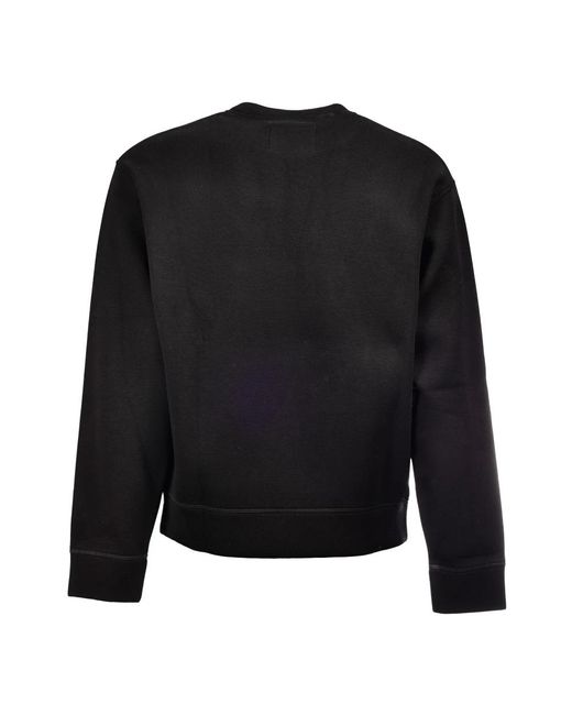 DSquared² Schwarzer regular fit sweatshirt in Black für Herren