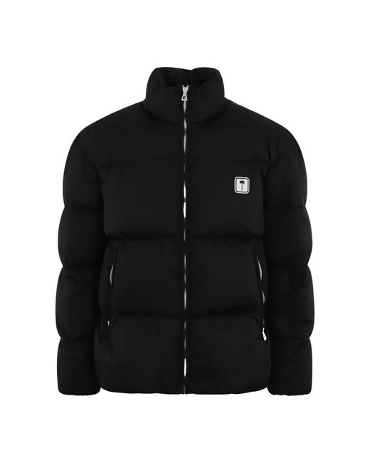 Palm Angels Black Down Jackets for men