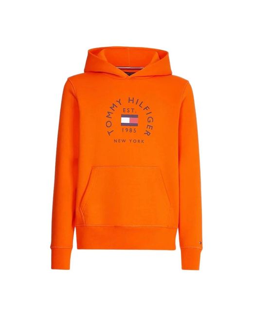 Tommy Hilfiger Orange Sweatshirts for men