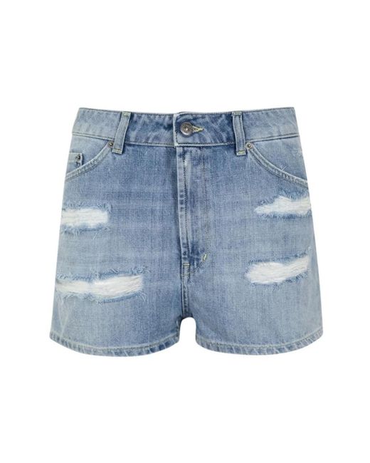 Dondup Blue Denim Shorts