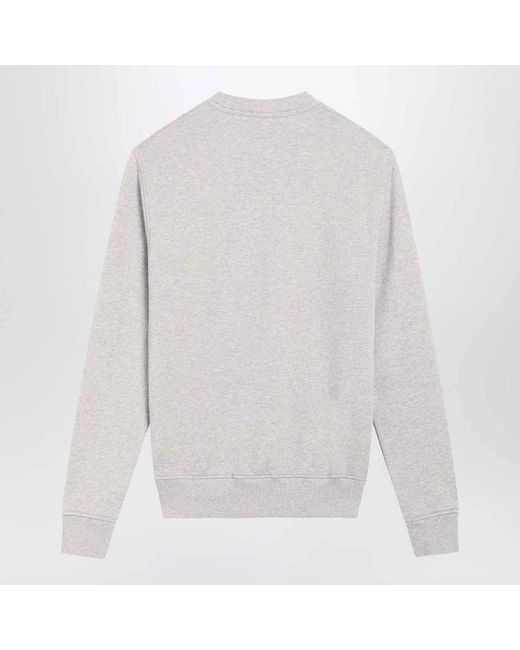 AMI Hoodies & Sweatvesten ,Grijs ,Katoen Katoenen Truien in het White voor heren