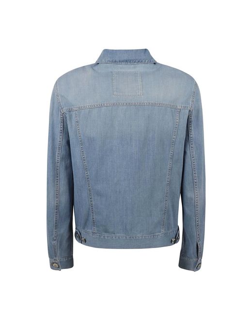 Brunello Cucinelli Blue Denim Jackets for men