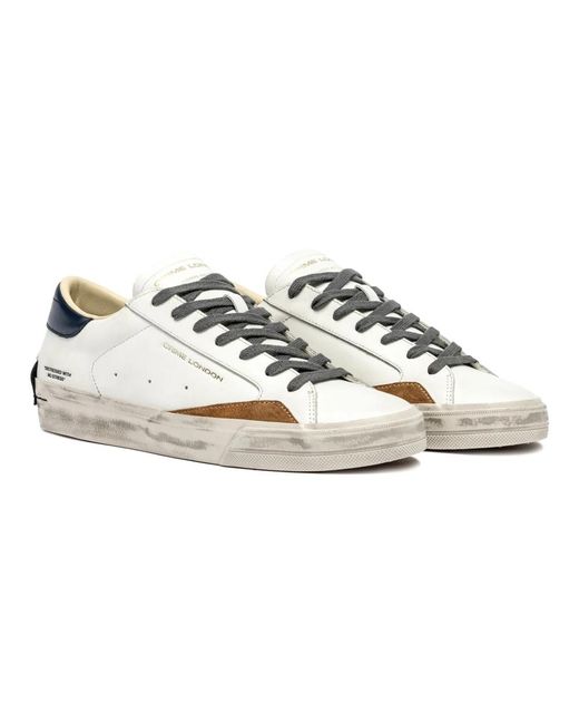 Crime London Sneakers in het White voor heren