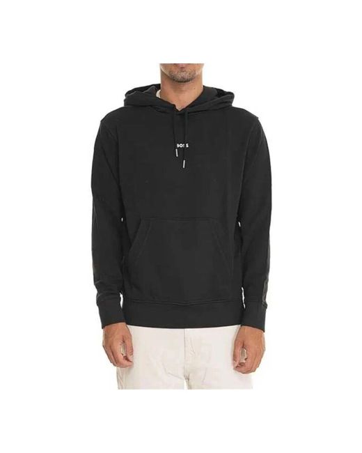 Boss Hoodie we_calcehood in Black für Herren
