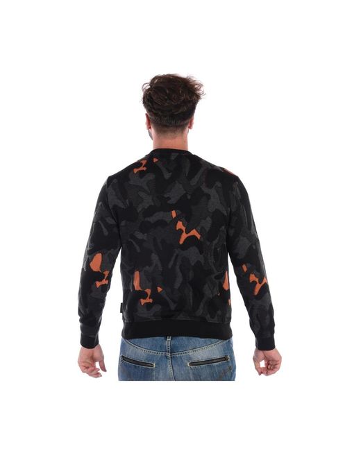 Emporio Armani Black Sweatshirts for men