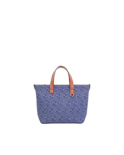 Fendi Blue Shopping Bags for men