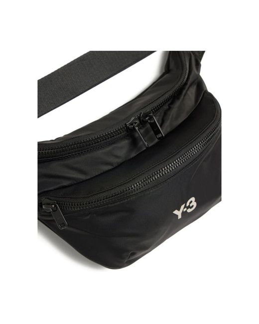 Y-3 Black Schwarze gürteltasche