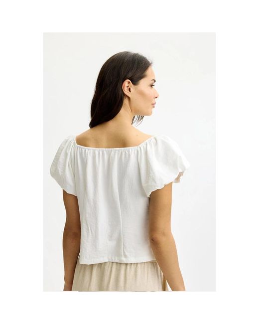 iN FRONT Blouses in het White