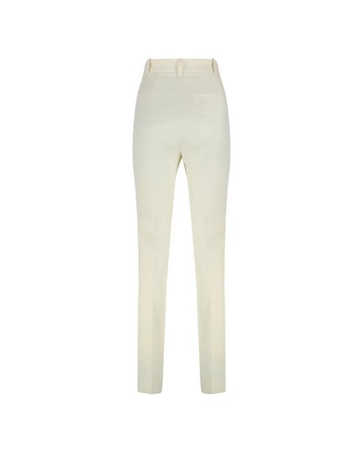 Pinko Natural Slim-Fit Trousers