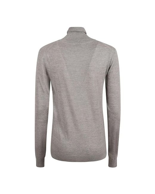 Saint Laurent Gray Turtlenecks