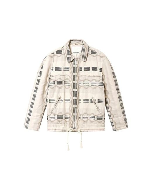 Isabel Marant Natural Bomber Jackets for men