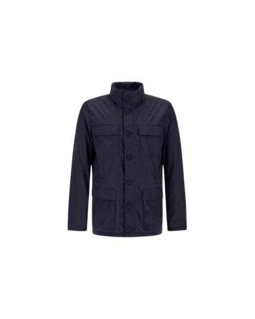 Herno Ultralight Field Jacket in het Blue voor heren