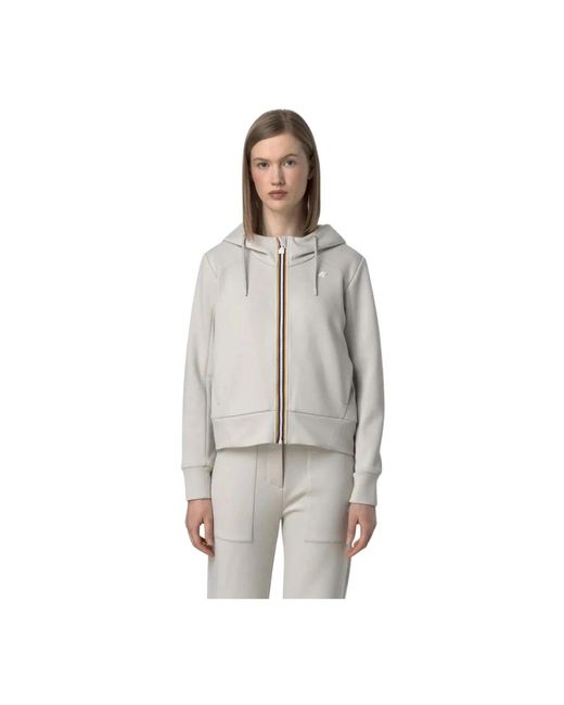 Zip-Throughs K-Way de color Gray