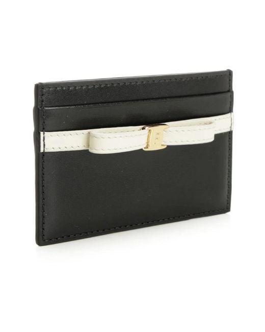 Wallets & Cardholders di Ferragamo in Black