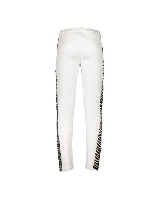 Roberto Cavalli White Sweatpants for men