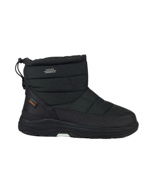 Suicoke Black Winter Boots for men