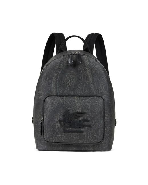 Etro Black Backpacks for men
