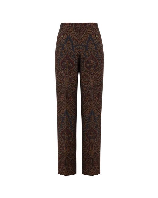 Etro Rechte Broek in het Brown